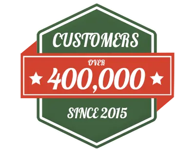 Over 400,000 Customers